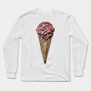 Ice Cream Print Long Sleeve T-Shirt